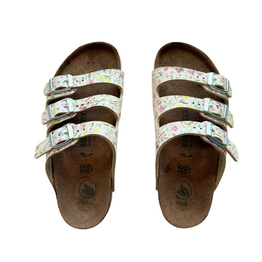 Birkenstock Floral Florida Birko-Flor Vegan Sandals Size 30(12) - Picture 2 of 5